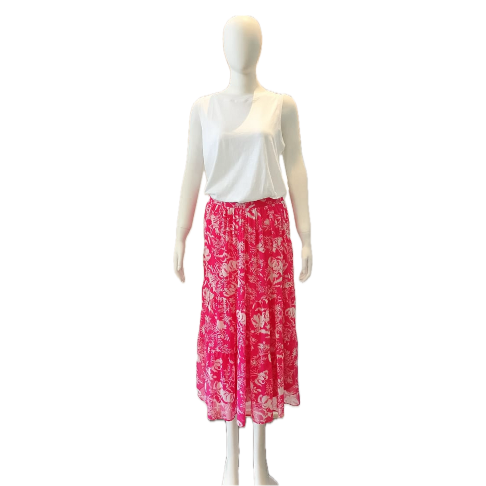 Pre loved Bash pink silk skirt