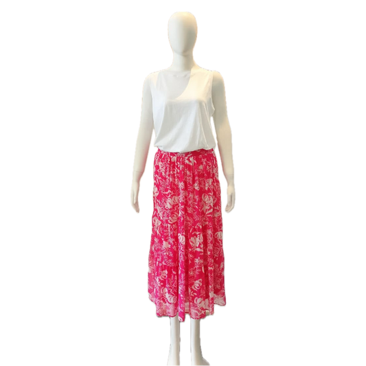 Pre loved Bash pink silk skirt