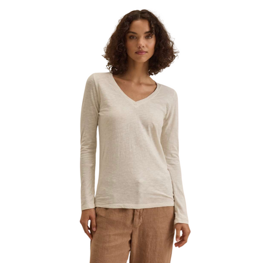 BLAIRE LONG SLEEVE IN COCONUT - VELVET ORIGINALS