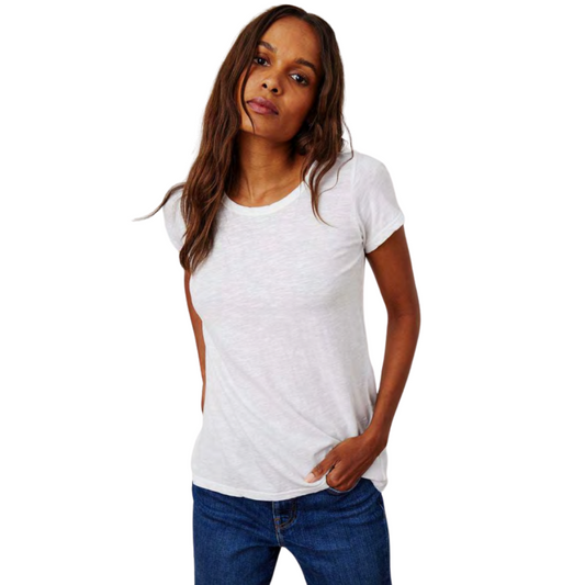 TILLY TEE IN WHITE  - VELVET ORIGINALS