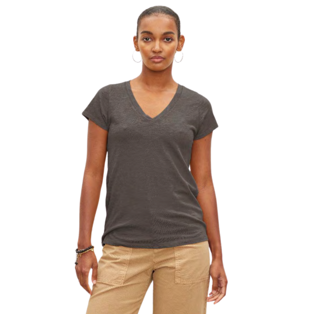 JILIAN TEE IN SMOKE - VELVET ORIGINALS