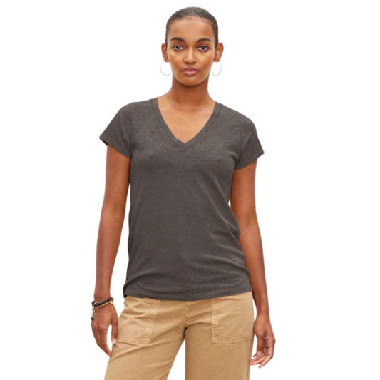 JILIAN TEE IN SMOKE - VELVET ORIGINALS